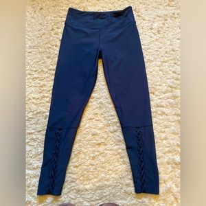 Soul by Soul Cycle blue bike leggings - like new.